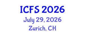 International Conference on Forensic Sciences (ICFS) July 29, 2026 - Zurich, Switzerland