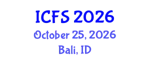 International Conference on Forensic Sciences (ICFS) October 25, 2026 - Bali, Indonesia