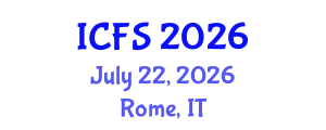 International Conference on Forensic Sciences (ICFS) July 22, 2026 - Rome, Italy