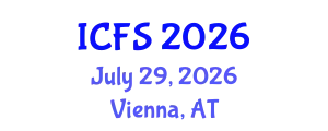 International Conference on Forensic Sciences (ICFS) July 29, 2026 - Vienna, Austria