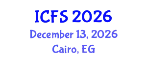 International Conference on Forensic Sciences (ICFS) December 13, 2026 - Cairo, Egypt