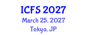 International Conference on Forensic Sciences (ICFS) March 25, 2027 - Tokyo, Japan