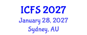 International Conference on Forensic Sciences (ICFS) January 28, 2027 - Sydney, Australia