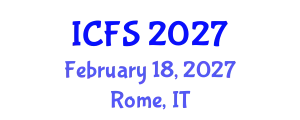 International Conference on Forensic Sciences (ICFS) February 18, 2027 - Rome, Italy