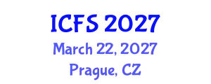 International Conference on Forensic Sciences (ICFS) March 22, 2027 - Prague, Czechia
