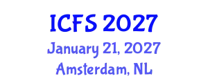 International Conference on Forensic Sciences (ICFS) January 21, 2027 - Amsterdam, Netherlands
