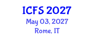 International Conference on Forensic Sciences (ICFS) May 03, 2027 - Rome, Italy