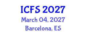 International Conference on Forensic Sciences (ICFS) March 04, 2027 - Barcelona, Spain