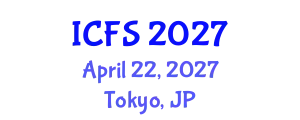 International Conference on Forensic Sciences (ICFS) April 22, 2027 - Tokyo, Japan