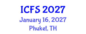 International Conference on Forensic Sciences (ICFS) January 16, 2027 - Phuket, Thailand