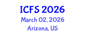 International Conference on Forensic Sciences (ICFS) March 02, 2026 - Arizona, United States