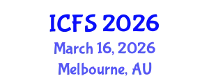 International Conference on Forensic Sciences (ICFS) March 16, 2026 - Melbourne, Australia