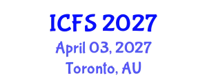 International Conference on Forensic Sciences (ICFS) April 03, 2027 - Toronto, Australia