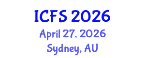 International Conference on Forensic Sciences (ICFS) April 27, 2026 - Sydney, Australia