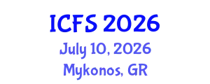 International Conference on Forensic Sciences (ICFS) July 10, 2026 - Mykonos, Greece