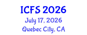International Conference on Forensic Sciences (ICFS) July 17, 2026 - Quebec City, Canada