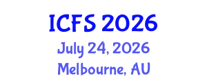 International Conference on Forensic Sciences (ICFS) July 24, 2026 - Melbourne, Australia