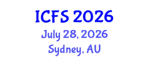 International Conference on Forensic Sciences (ICFS) July 28, 2026 - Sydney, Australia