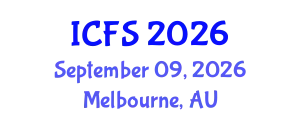 International Conference on Forensic Sciences (ICFS) September 09, 2026 - Melbourne, Australia