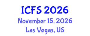 International Conference on Forensic Sciences (ICFS) November 15, 2026 - Las Vegas, United States