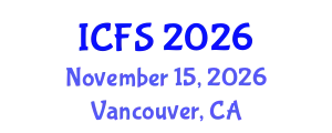International Conference on Forensic Sciences (ICFS) November 15, 2026 - Vancouver, Canada