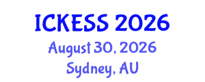 International Conference on Kinesiology, Exercise and Sport Sciences (ICKESS) August 30, 2026 - Sydney, Australia