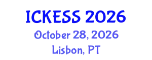 International Conference on Kinesiology, Exercise and Sport Sciences (ICKESS) October 28, 2026 - Lisbon, Portugal