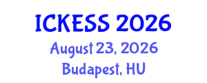 International Conference on Kinesiology, Exercise and Sport Sciences (ICKESS) August 23, 2026 - Budapest, Hungary