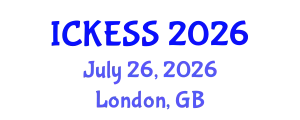 International Conference on Kinesiology, Exercise and Sport Sciences (ICKESS) July 26, 2026 - London, United Kingdom