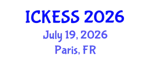 International Conference on Kinesiology, Exercise and Sport Sciences (ICKESS) July 19, 2026 - Paris, France