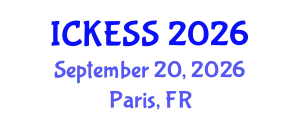 International Conference on Kinesiology, Exercise and Sport Sciences (ICKESS) September 20, 2026 - Paris, France