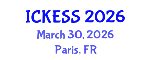 International Conference on Kinesiology, Exercise and Sport Sciences (ICKESS) March 30, 2026 - Paris, France