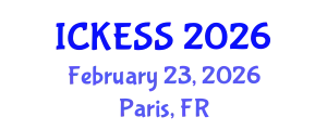 International Conference on Kinesiology, Exercise and Sport Sciences (ICKESS) February 23, 2026 - Paris, France
