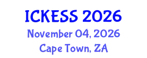 International Conference on Kinesiology, Exercise and Sport Sciences (ICKESS) November 04, 2026 - Cape Town, South Africa