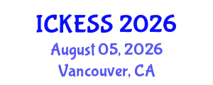 International Conference on Kinesiology, Exercise and Sport Sciences (ICKESS) August 05, 2026 - Vancouver, Canada