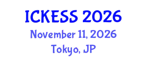 International Conference on Kinesiology, Exercise and Sport Sciences (ICKESS) November 11, 2026 - Tokyo, Japan