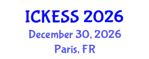 International Conference on Kinesiology, Exercise and Sport Sciences (ICKESS) December 30, 2026 - Paris, France