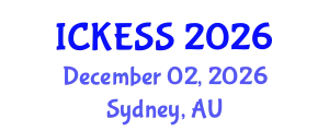 International Conference on Kinesiology, Exercise and Sport Sciences (ICKESS) December 02, 2026 - Sydney, Australia
