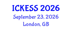 International Conference on Kinesiology, Exercise and Sport Sciences (ICKESS) September 23, 2026 - London, United Kingdom