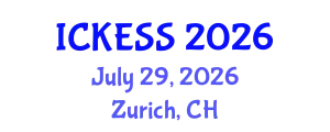 International Conference on Kinesiology, Exercise and Sport Sciences (ICKESS) July 29, 2026 - Zurich, Switzerland