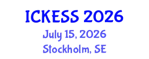 International Conference on Kinesiology, Exercise and Sport Sciences (ICKESS) July 15, 2026 - Stockholm, Sweden