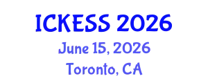 International Conference on Kinesiology, Exercise and Sport Sciences (ICKESS) June 15, 2026 - Toronto, Canada