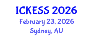 International Conference on Kinesiology, Exercise and Sport Sciences (ICKESS) February 23, 2026 - Sydney, Australia