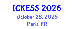 International Conference on Kinesiology, Exercise and Sport Sciences (ICKESS) October 28, 2026 - Paris, France