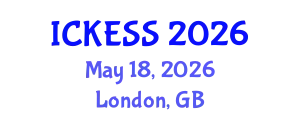 International Conference on Kinesiology, Exercise and Sport Sciences (ICKESS) May 18, 2026 - London, United Kingdom