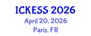 International Conference on Kinesiology, Exercise and Sport Sciences (ICKESS) April 20, 2026 - Paris, France