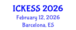 International Conference on Kinesiology, Exercise and Sport Sciences (ICKESS) February 12, 2026 - Barcelona, Spain