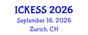International Conference on Kinesiology, Exercise and Sport Sciences (ICKESS) September 16, 2026 - Zurich, Switzerland