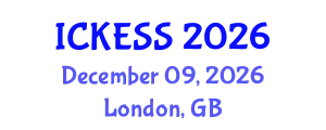 International Conference on Kinesiology, Exercise and Sport Sciences (ICKESS) December 09, 2026 - London, United Kingdom