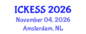 International Conference on Kinesiology, Exercise and Sport Sciences (ICKESS) November 04, 2026 - Amsterdam, Netherlands